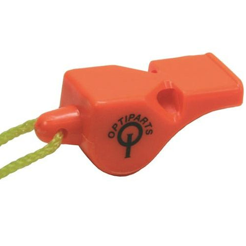 EX1441 - PEA-LESS PLASTIC WHISTLE WITH LANYARD EX1441